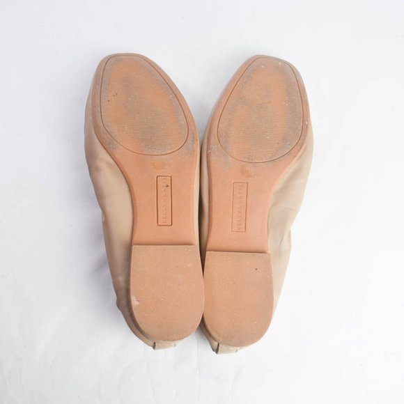 Kelly and Katie Womens 7.5 Nude Beige Nayana Ballet Flat Leather Slip On - Picture 8 of 8